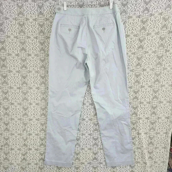 Eddie Bauer Mercer Fit Chino Light blue women's pants 8 - Picture 2 of 8